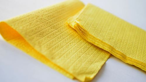 黄色い布巾
