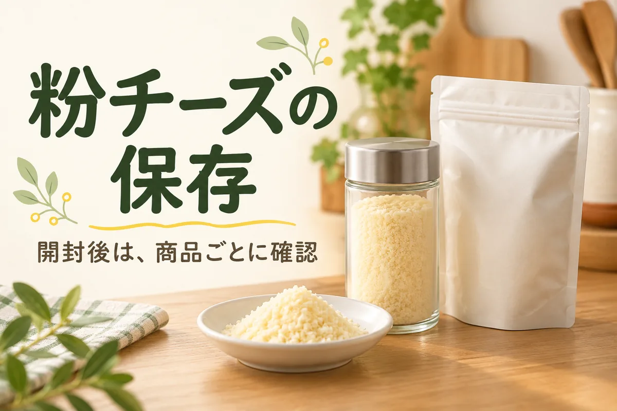 粉チーズは開封後も常温でいい？冷蔵庫に入れる前の確認と保存のコツ